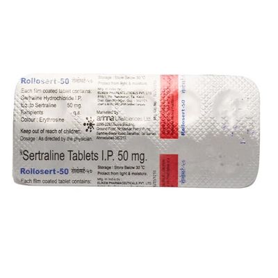 Rollosert - 50mg - Strip of 10 Tablets