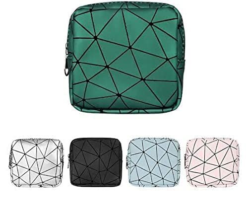 Firstdemand New Girl Women Sanitary Napkins Organizer Sanitary Napkins Pads Pouch Carrying Easy Bag Small Articles Gather Pouch Case Sanitary Napkin Zipper Bag (Random Colour can Send)