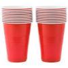 Red Drinking Beer Pong Glasses 450Ml -Pack of 50 view 1