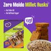 Early Foods - Pack of 2 : Mulitgrain Rusks | Millet Rusk Sugar Free | No Maida Rusk | Rusks for Kids | Millet Toast Biscuits 270g x 2 view 4
