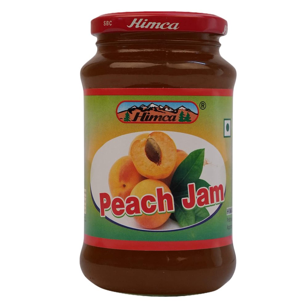 HIMALAYA FRUIT PRODUCTS HANDMADE PEACH JAM 500GM PACK OF -1