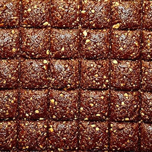 LONAVALA FOODS Famous Chocolate Crushed Chikki - 200 grams, 24 Pieces | No Added Preservatives and Colours | Sweet Chocolate Gajak Bars