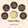 NOTCH Deep Charcoal No-Strip Katori Peel-Off Wax  Face, Eyebrow, Upper Lip, Bikini, Underarms, Arms, Legs, Sensitive Area Hair Removal for Men & Women  80 g view 3