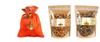 AESTHETIC HUB POTLI COMBO ALMONDS & PISTA Gift Boxes with Dry Fruits POTLI(Potli(Almond & Raisins)-Orange) view 1