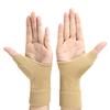 1 Pair Thumb Wrist Support Hand Brace Wrap Thumb Protector for Arthritis Tendonitis Pain Relief Khaki S view 1