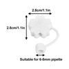 ABOOFAN 2Pcs Silicone Straw Covers Cap Reusable Drinking Straw Tips Lids Cute Straw Topper for Reusable Straws view 2