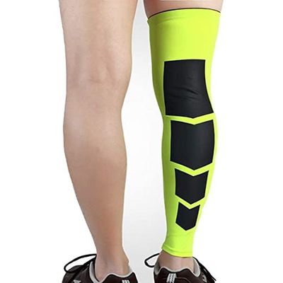 Never Quit Sports Calf Compression Sleeve for Men & Women-Instant Shin Splint Support Leg Pain Relief Circulation and Recovery Socks-Calf Sleeves for Runners Traveling Varicose Veins (XX-Large, Green)