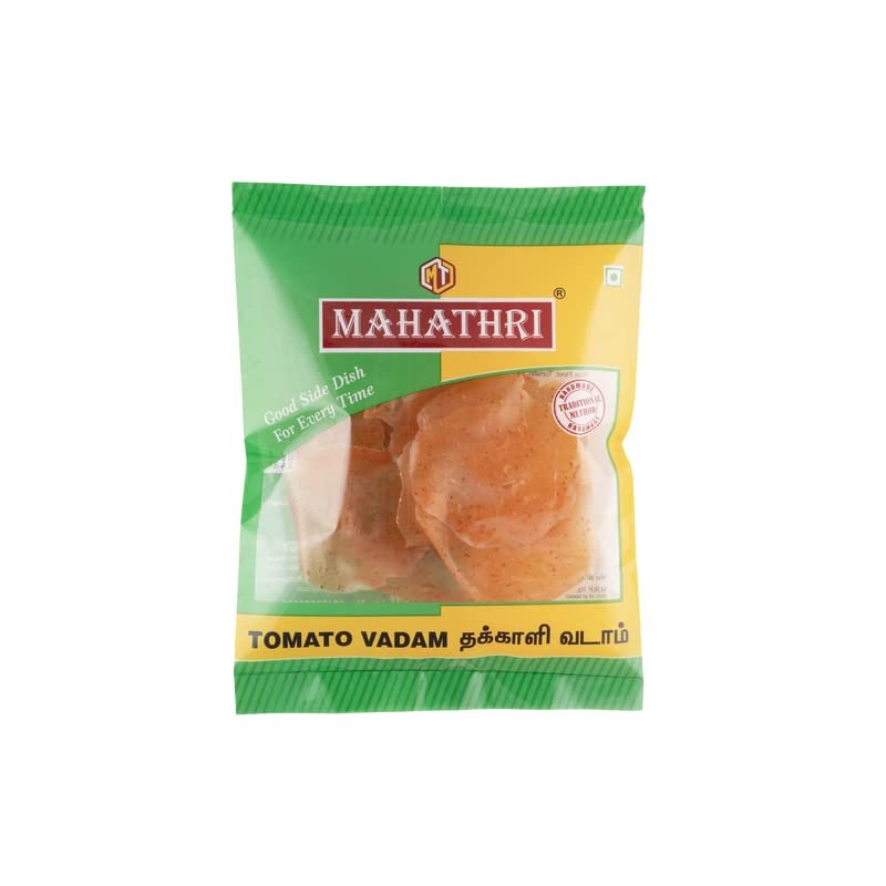 MAHATHRI Traditionally Home Made Tomato Vadam (Pack of 3, 100g each)