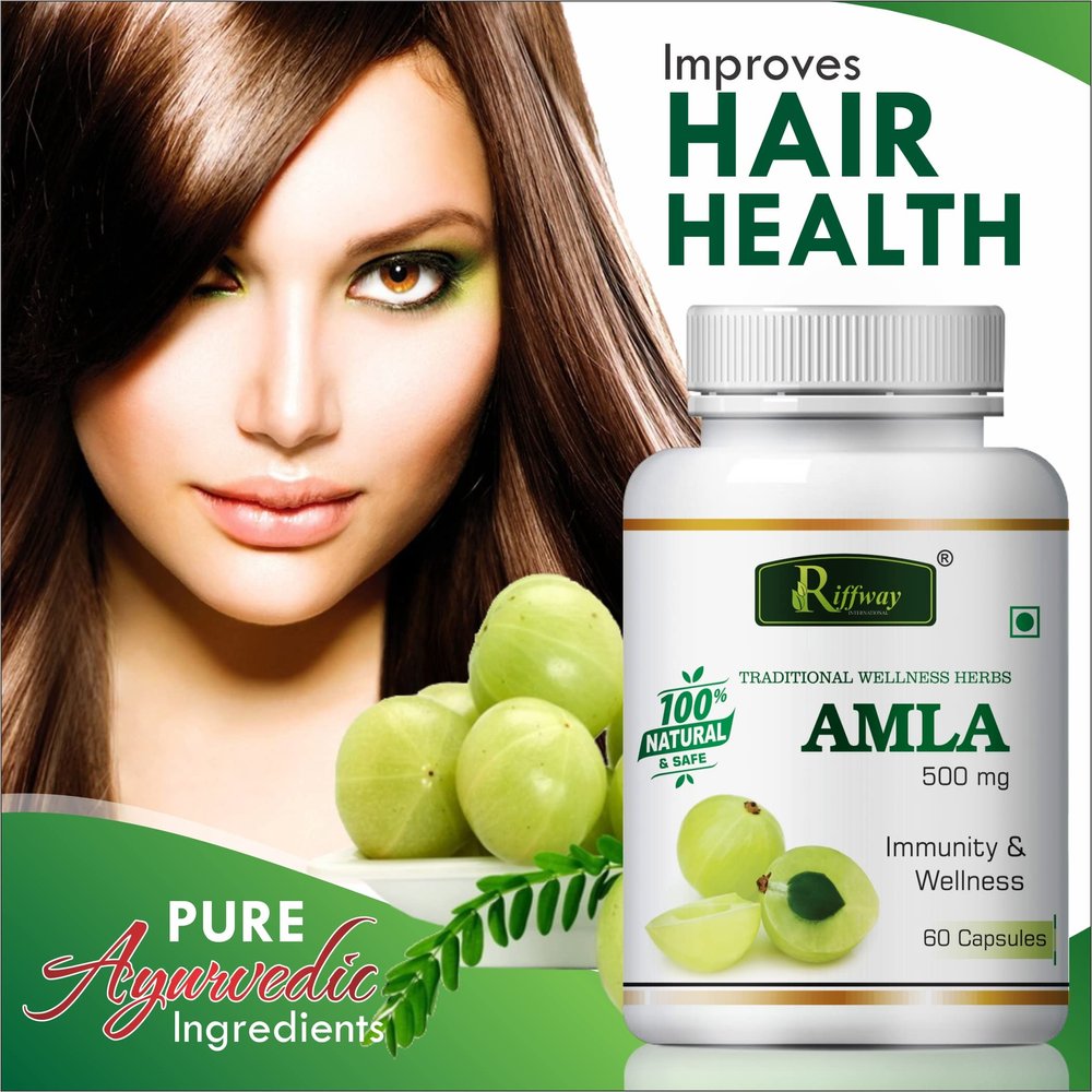 Amla Health Capsule | Amla Capsule Prevents Dark Spots & Acne (Pack Of 1, 60 capsule)