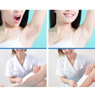 GAH 10x Hair Removal Wax Strips for Upper Lip Chin Fingers Toes Facial Peach