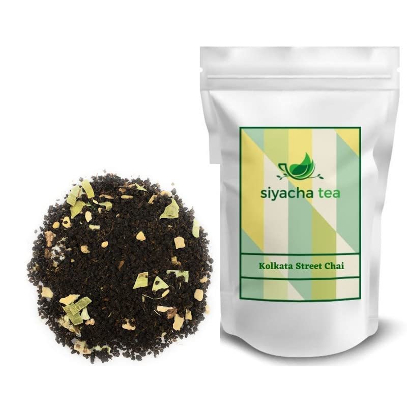 Siyacha Tea Kolkata Street Chai|1KG|Indian Strong Chai Patti| Fresh Spice Blend| Loose Leaf Beverage|500 Cups (approx)