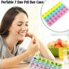 FunBlast Pill Box for Medicine - Weekly Pill Organizer 4-Times-A-Day, Portable 7 Day Pill Box Case with Separate Compartments to Hold Medication, Vitamins Capsules, Medicine Organizer Box view 4