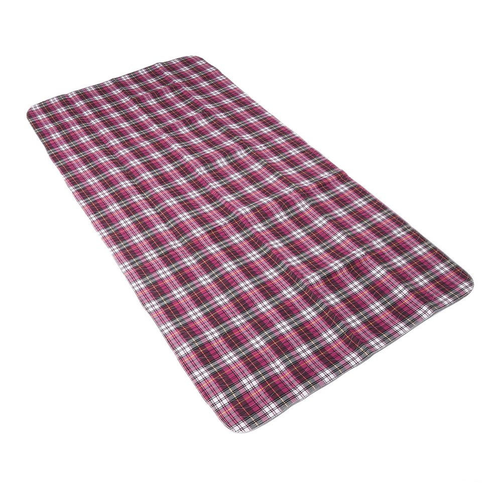 Washable Underpad, Incontinence Bed Pad Heavy Absorbency Breathable Comfortable Cotton Purple Plaid for Bed (60*90)