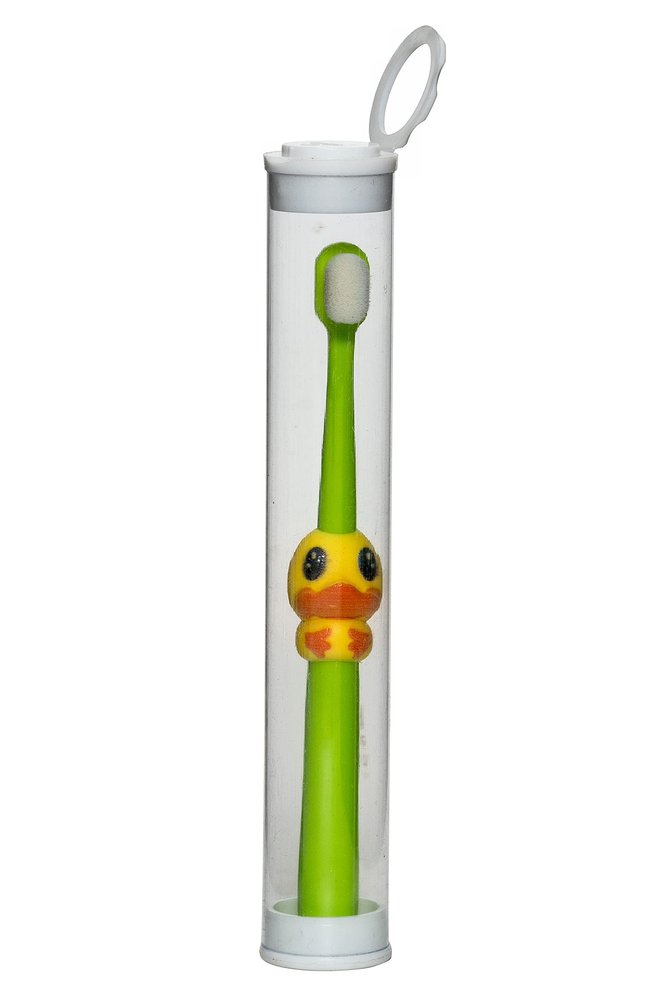 Adore Chick Nano Extra Soft Bristles Tooth Brush (Green)