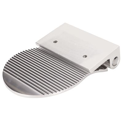Shaving Pedestal, Foldable Design Screw Installation Metal Shaving Pedesta Durable Wearable for Bathroom (Silver)