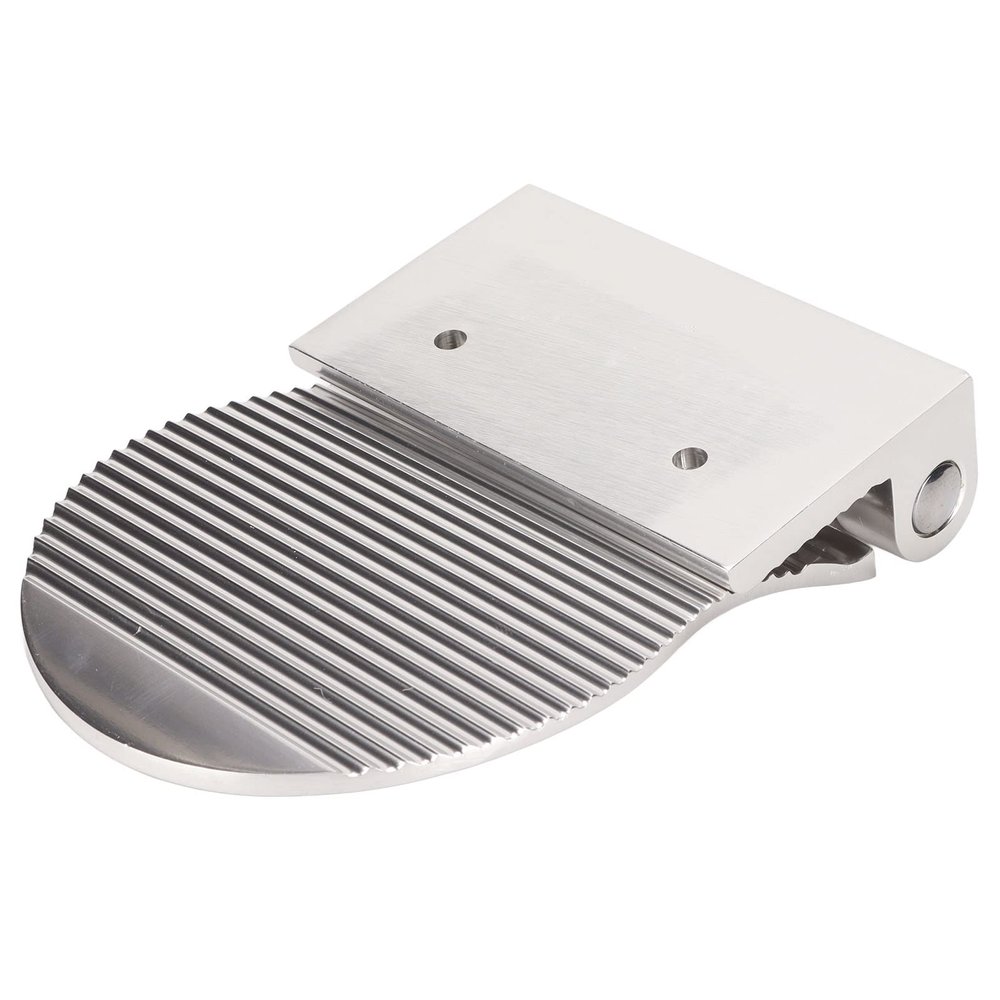 Shaving Pedestal, Foldable Design Screw Installation Metal Shaving Pedesta Durable Wearable for Bathroom (Silver)