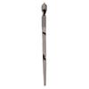 Nail Shaping Tweezers, Portable Stylish Look Double End Safety Cuticle Pusher Mini for Home (Ruthenium Black) view 1