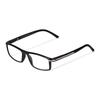 Poshh Eyewear Anti Glare Reading Glasses For Men And Women | Rectangular Design Sturdy Eyeglasses | Black 3.00 Magnification (2.75) view 2