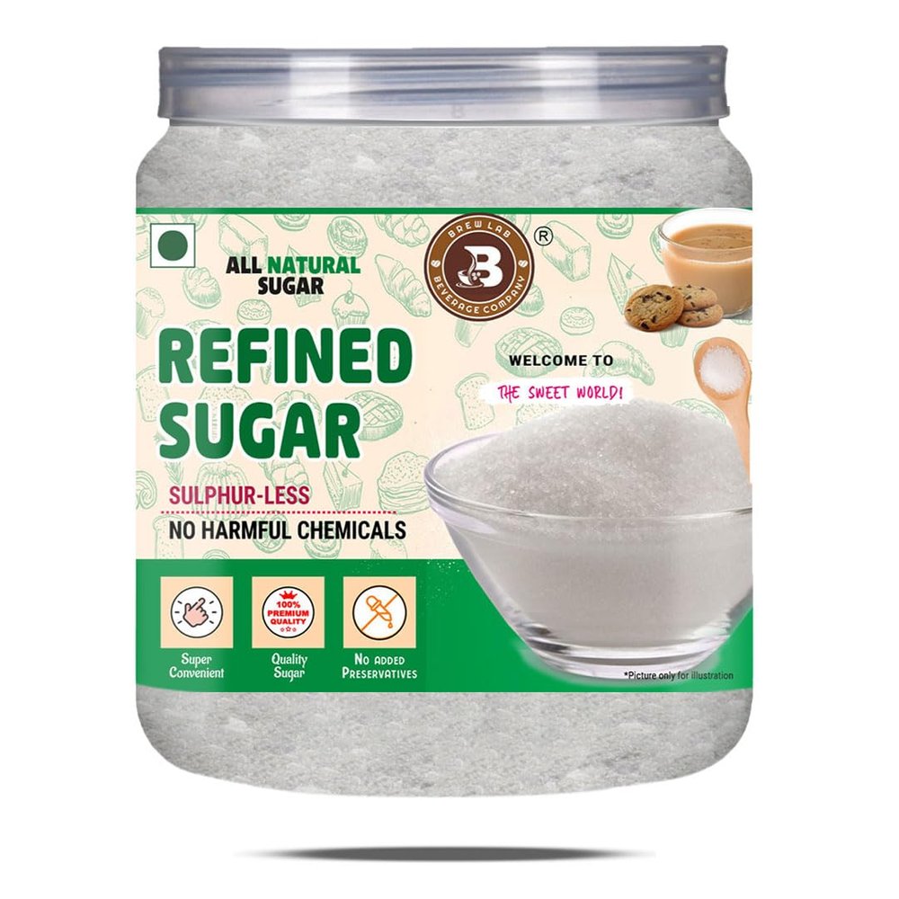 Brew Lab Refined Sugar | Sulphur Less | No Harmful Chemical Sugar (250 g)