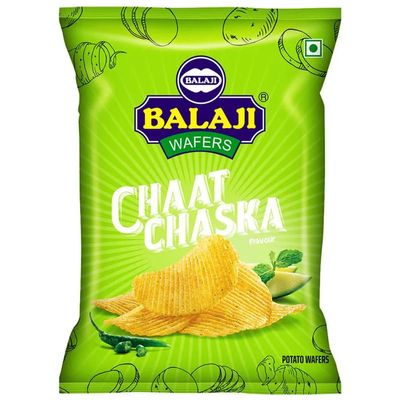 Balaji Wafers Chaat Chaska Patato Chips, 40g
