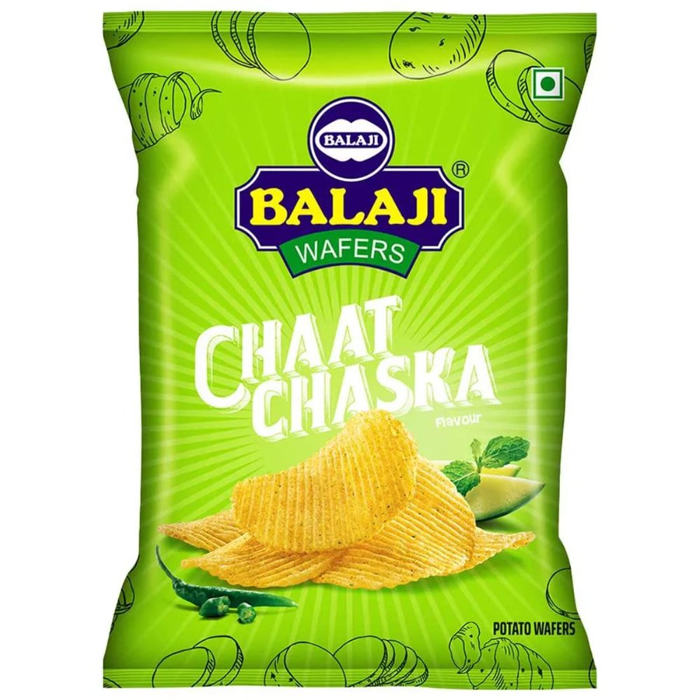 Balaji Wafers Chaat Chaska Patato Chips, 40g