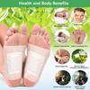 Pravyta Cleansing Detox Foot Pads Natural Bamboo Vinegar Ginger Foot Pad Foot Pads for Stress Relief Sleep - Remove Toxins, Rest and Pain Free natural pads Cleansing Detox Foot Patches (10 Pad) view 2
