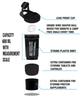 Cool Indian Gym Shaker Bottle for Protein Shake 600 ml Shaker for Girls and Boys, Adults.Best for Athlete. (Black) view 3