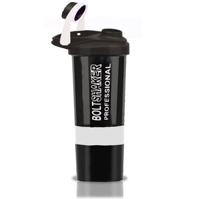 Cool Indian Gym Shaker Bottle for Protein Shake 600 ml Shaker for Girls and Boys, Adults.Best for Athlete. (White)