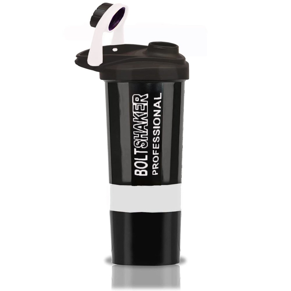 Cool Indian Gym Shaker Bottle for Protein Shake 600 ml Shaker for Girls and Boys, Adults.Best for Athlete. (White)