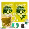 Woolah Rare Assam Green Tea With Lemon, Organic Bagless Tea Dip (2 Packs = 30 Dips /60 Cups) 100% Plastic Free, Rich In Antioxidants, Improves Skin And Heart Health view 1