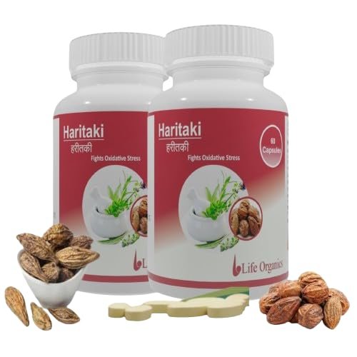 LIFE ORGANICS Haritaki 1000 mg Tablets