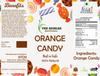 THE EDIBLES Orange Candy 500 gm| Narangee Candy | Narangee Toffee | Orange Toffee | Orange Flavoured Toffee [Jar Pack] view 2
