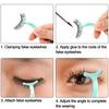 KIRA False eyelash applicator, eyelash extension tweezers silicone sleeve tweezers for easy application and removal of magnetic eyelashes - Adjust and repair your eyelashes (2) view 3