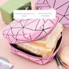 Favria Sanitary Napkin Storage Bag, Menstrual Pad Bag with Zipper, Napkin Storage for Purse, First Period Kit for Teens Girls, Storing Sanitary Pads for Women-Pad Bag Pink view 3