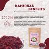 HillbutivedaKamarkas Palash Gum Gond Chuniya Flame of Forest Kamarkas for Laddu. (100 Gram) view 2