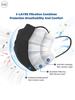 hobf Kids 3-Ply Disposable Surgical Face Mask, With Adjustable Nose Pin, Black Color 1 Count (Pack of 100 Pcs.) Kids Face Mask K_BLACK-13 view 3