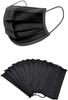 hobf Kids 3-Ply Disposable Surgical Face Mask, With Adjustable Nose Pin, Black Color 1 Count (Pack of 100 Pcs.) Kids Face Mask K_BLACK-10 view 1