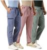 AWALA Fashion Men's Cotton Checkered Printed Pyjama (Pack of 3) Blue view 1
