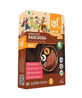 Great Indian Food Sprouted Ragi Dosa Mix 300gm