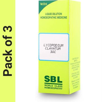 SBL Lycopodium Clavatum 30C Liquid (3 x 30g)