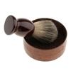 LOSA Wooden Men's Shaving Brush with Shave Mug Bowl Barber Beard Soap Cup Set - convenient to use and creat lather. view 3