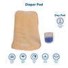 Baby Munkin | Baby Cloth Diapers Pads For Daytime | Reusable Pad | Soft Velcro To Fix On Diapers | Wiith Leakproof Layers | Diaper Panty For Day | Pack Of 4 | Skin | L view 4