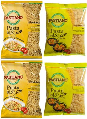 Pastiano Macaroni And Shells Maja- 250 Gms Packet- (Pack Of 4)