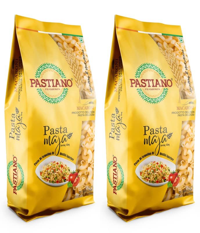 Pastiano Macaroni Maja- 500 Gms Packet- (Pack Of 2)