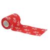 A-Tape Breathable Self Adhesive Cohesive Bandage for Humans & Pets (Dogs, Cats, Birds) Sports, Wrap, Athletic, Non Woven First Aid Medical, Wrist, Swelling (7.5 cm X 4.5 mtr, Pack of 2) (Red Paw) view 2