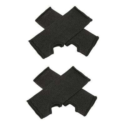 Cut Resistant Sleeves, Black Thickened Anti Scratch Arm Guard Scratch Resistant Protective Arm Sleeves Thickened for Assembly Lines for Women for Work (S)