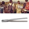 Keychain Tweezer, Small Tweezers Anti Rust Titanium Alloy Multi Function Portable for Traveling view 2