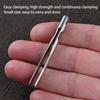 Keychain Tweezer, Small Tweezers Anti Rust Titanium Alloy Multi Function Portable for Traveling view 3