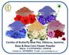 A D Food & Herbs Combo of Jasmine/Butterfly Pea/Rose/Hibiscus/Blue Corn Flower Powder Aromatic Edible for Homemade Lattes,Tea Blends,Bath Salts,Face & Body packs (100 GMS x Pack of 5) view 2