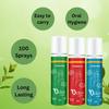 Qelica Mouth Spray with Ice Effect Oral Hygiene Fresh Breath Spray, Low Calories Ice Paan Chuski & Strawberry Ice & Ice Polar Mint Combo Pack of 3 10gm Each for Men and Women view 4